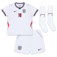 England Jude Bellingham #10 Replika babykläder Hemmaställ Barn VM 2026 Kortärmad (+ korta byxor)